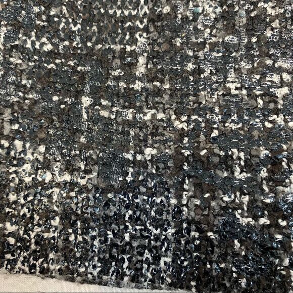 Banana Republic Tweed Faux Leather Trimmed Skirt 0 - Picture 8 of 13